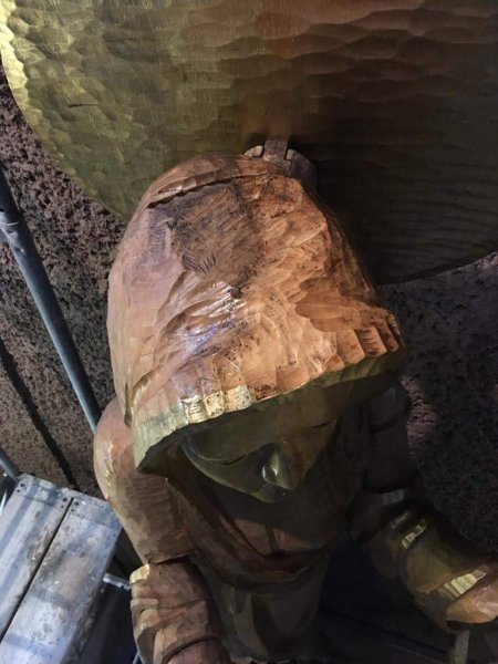 czyszczenie figur Świętej Rodziny